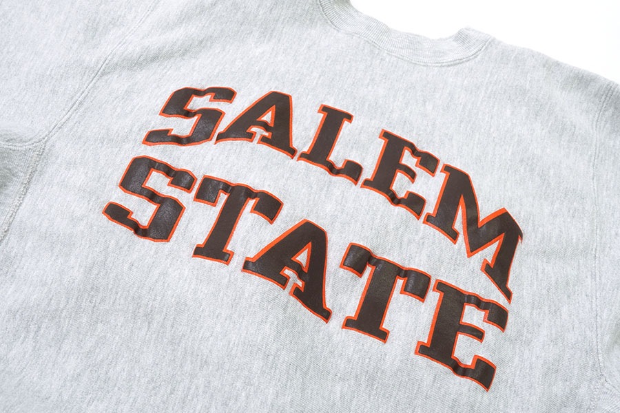 90'S CHAMPION REVERSE WEAVE CREW ''SALEM STATE'' (SIZE.LARGE) MADE