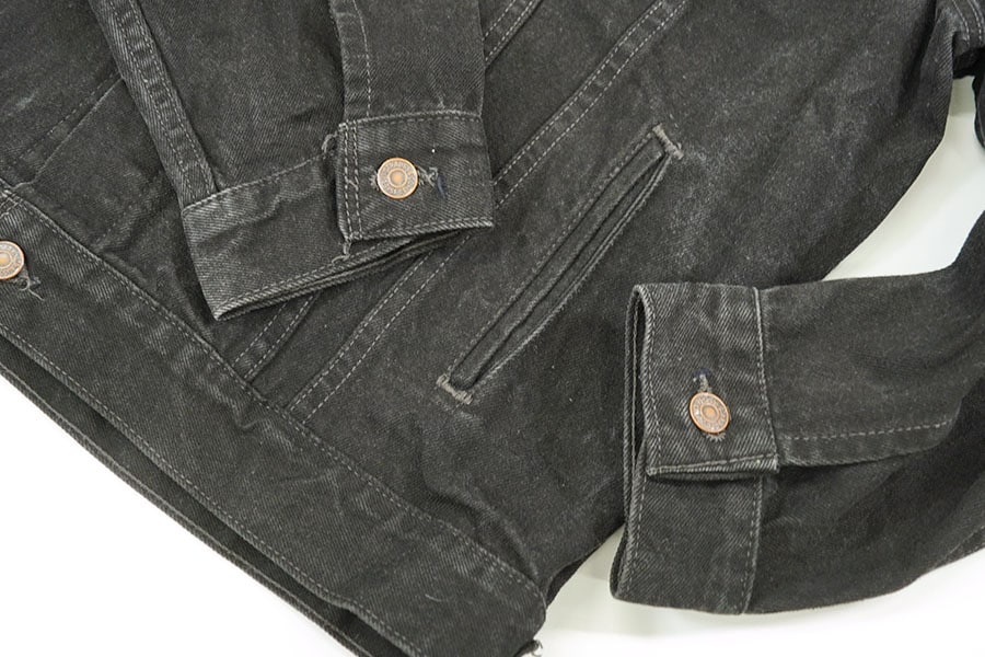 90's Levi's 70507 4ポケット ブラックデニムジャケット 表記(L) USA製