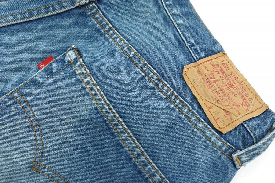 80's LEVI'S 501 赤耳 デニムパンツ 美ブルー 表記(W36 L36) Rマーク