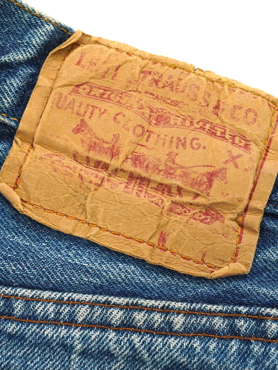 80's Levi's 501 赤耳 デニムパンツ 良色落ち 実寸(31x28位