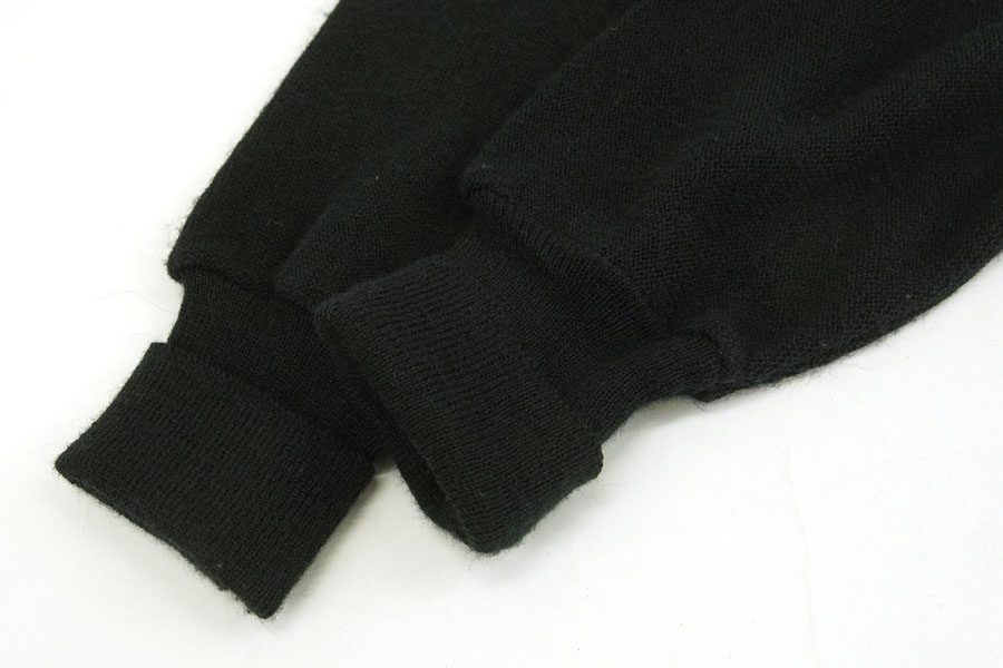60s 黒 ブラック アクリルカーディガン 黒カーディガン ビンテージ80's○Par Fourアクリルカーディガン黒size XL○231101j6-m