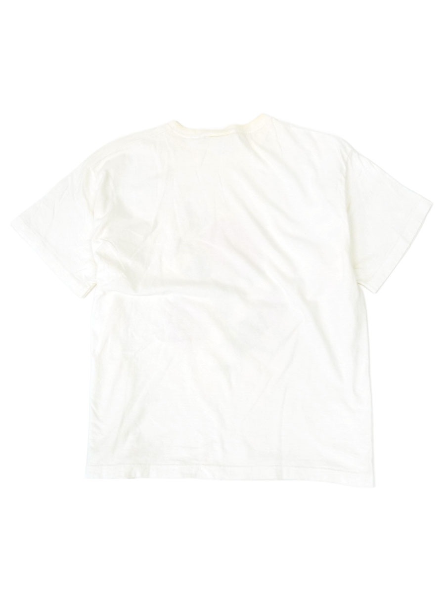 90'S  L.L.BEAN ''FLORIDA'' ROSE T SHIRT WHITE (SIZE.LARGE) MADE IN USA