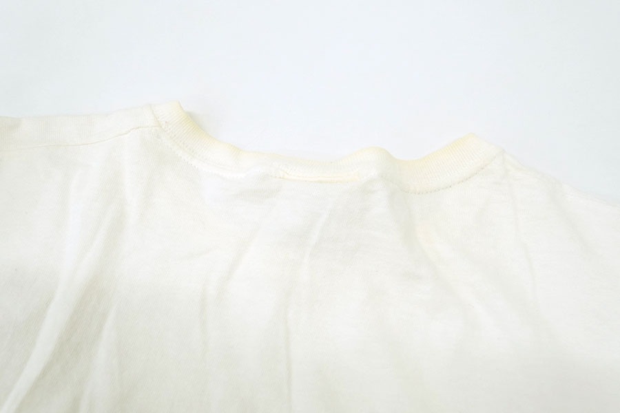 90'S  L.L.BEAN ''FLORIDA'' ROSE T SHIRT WHITE (SIZE.LARGE) MADE IN USA