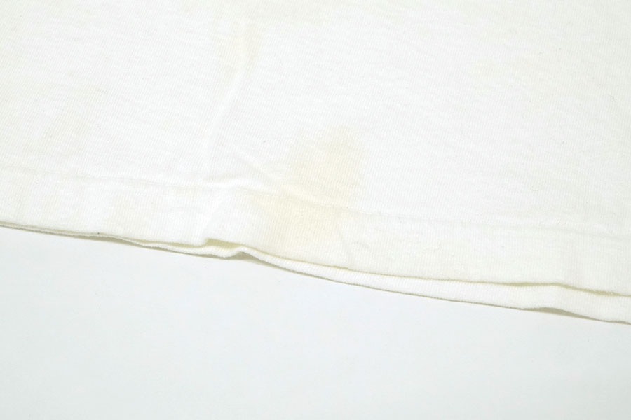 90'S  L.L.BEAN ''FLORIDA'' ROSE T SHIRT WHITE (SIZE.LARGE) MADE IN USA