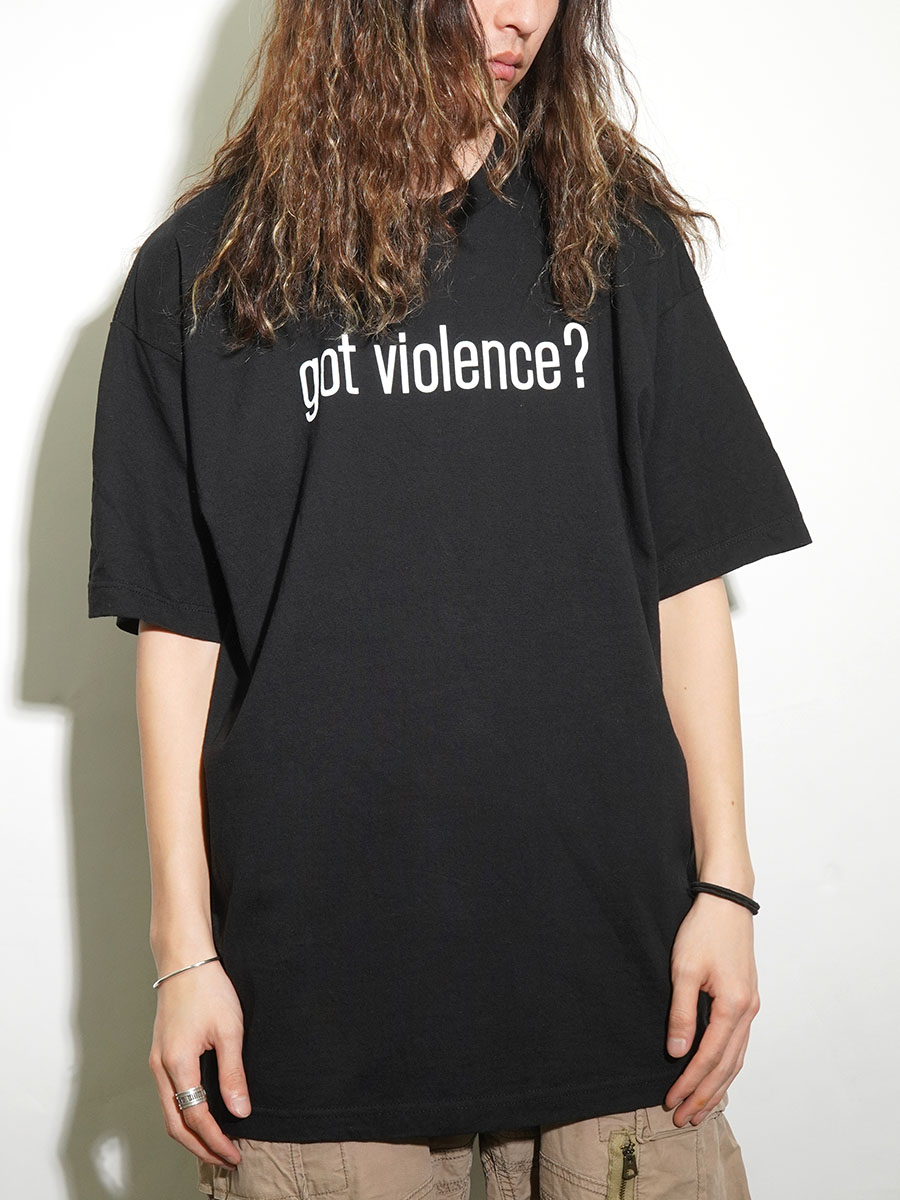 00's AAA マリリン・マンソン ''got violence?'' 両面プリント T