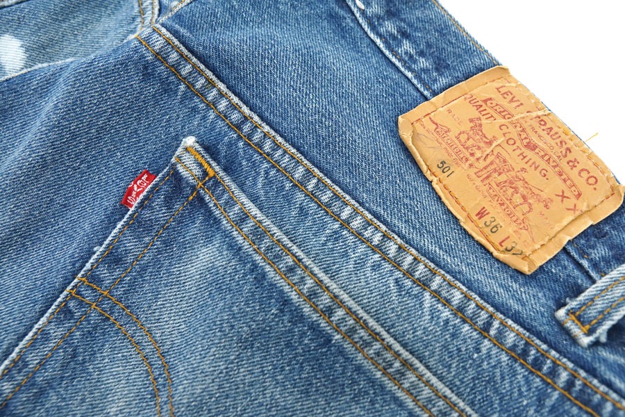 80's Levi's 501 デニムパンツ 薄ヒゲ落ち 表記(36x32) USA製