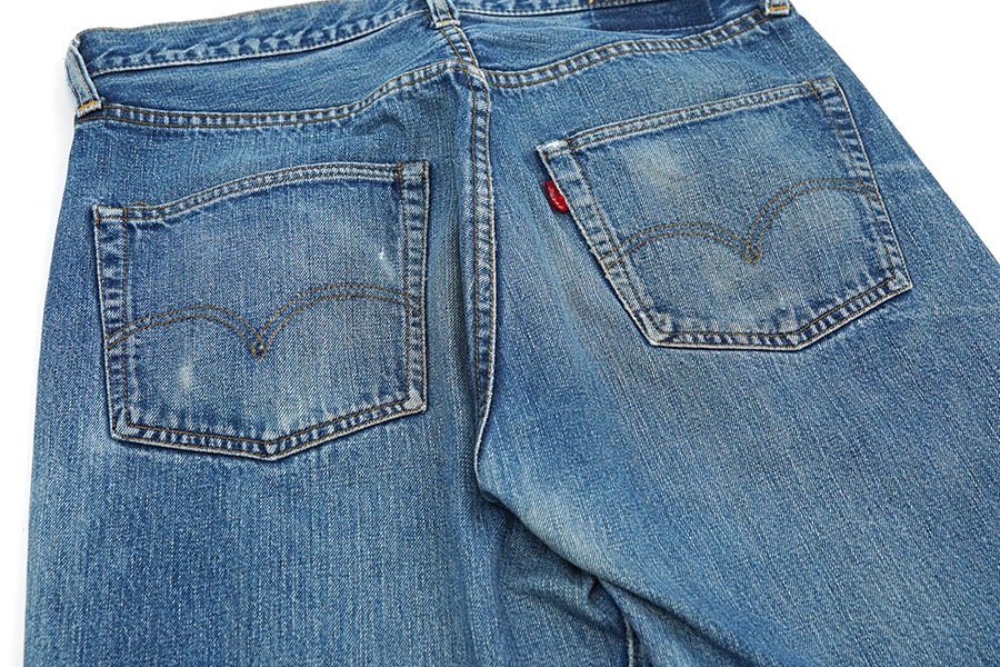 60's LEVI'S 501 BIG-E デニムパンツ ヒゲ 良色落ち 表記(W33 L29位)