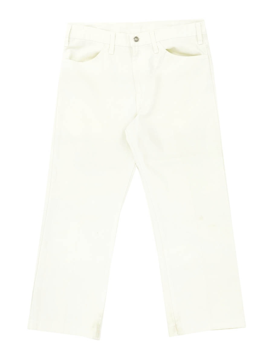 リーバイス　美品　レディース　パンツ　ホワイト　SF207 519 スタプレ 70's～ Levi's STA-PREST 519 スタプレパンツ 白 実寸(33x25位