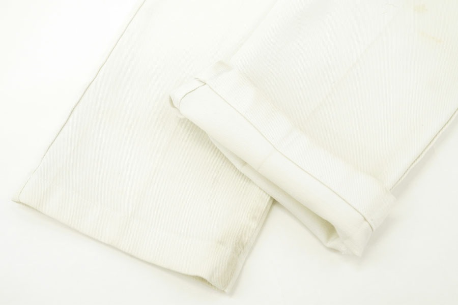 70's～ Levi's STA-PREST 519 スタプレパンツ 白 実寸(33x25位