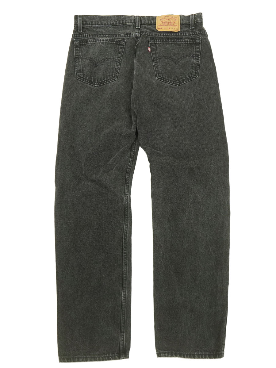 90's LEVI'S 505 ブラックデニムパンツ 表記(W36 L32) USA製 | すべて