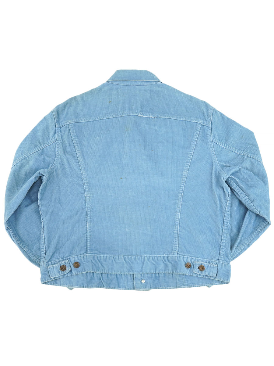 70's Levi's 70505 3rd型 コーデュロイJKT スカイブルー 表記(46
