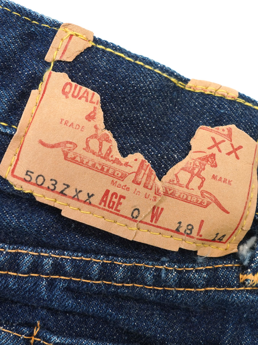 テツ 60's Levi's 503ZXX デニムパンツ 表記(AGE0 18x14) キッズサイズ