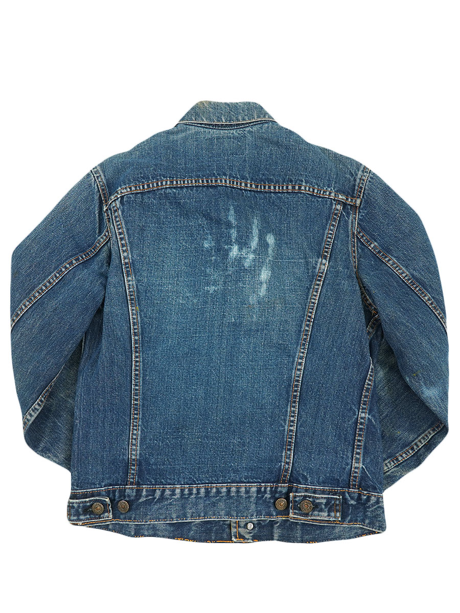 60's Levi's 70505 BIG-E デニムジャケット 良色落ち 実寸(38位
