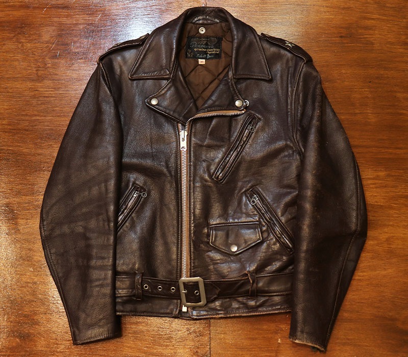 1960s Schott , 1STAR , DARK BROWN , Size 36