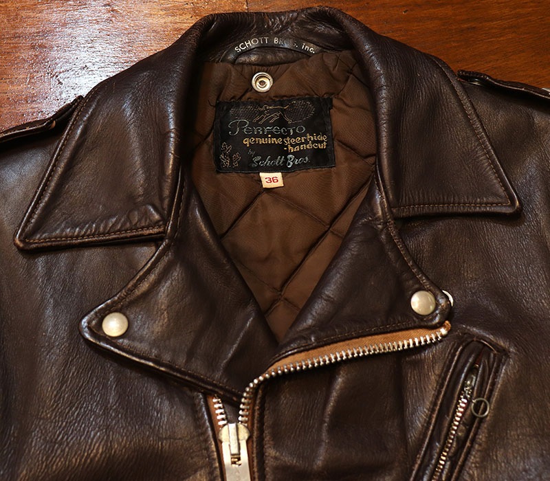 1960s Schott , 1STAR , DARK BROWN , Size 36
