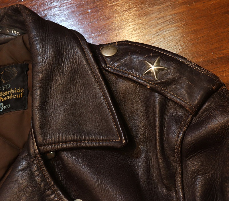 1960s Schott , 1STAR , DARK BROWN , Size 36