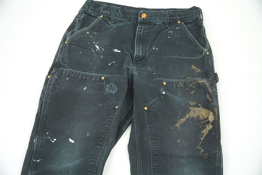 CARHARTT PAINT！ DOUBLE KNEE DUCK PAINTER PANTS BLACK (SIZE.W32 L30) MADE IN USA