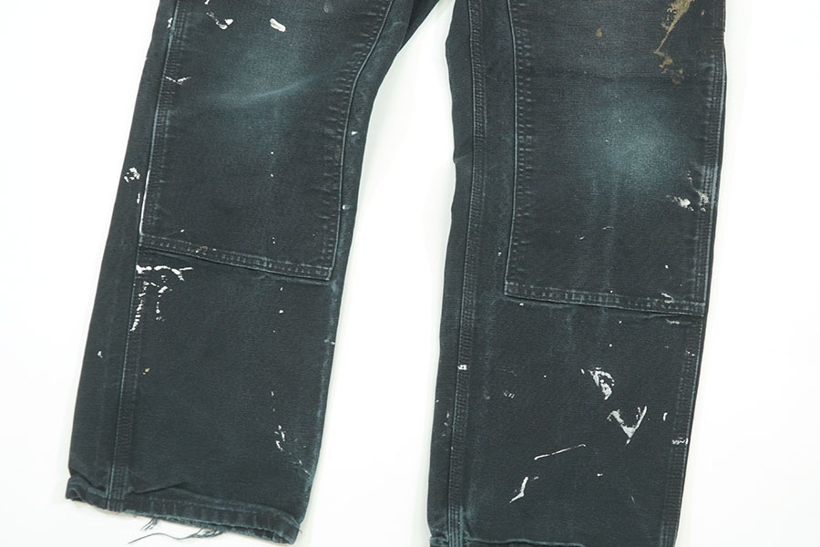 CARHARTT PAINT！ DOUBLE KNEE DUCK PAINTER PANTS BLACK (SIZE.W32 L30) MADE IN USA