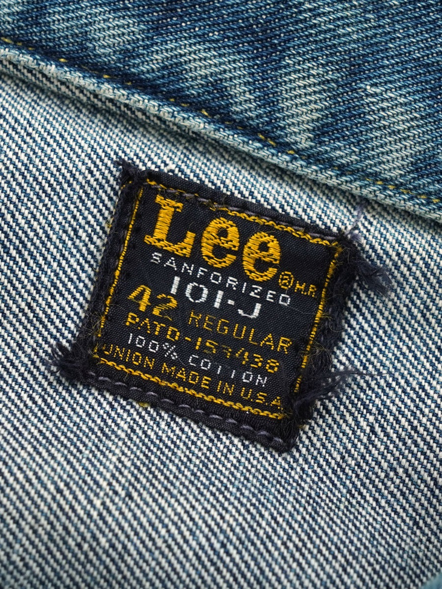 60's Lee 黒タグ 101-J デニムジャケット 良雰囲気 表記(42R) | すべて