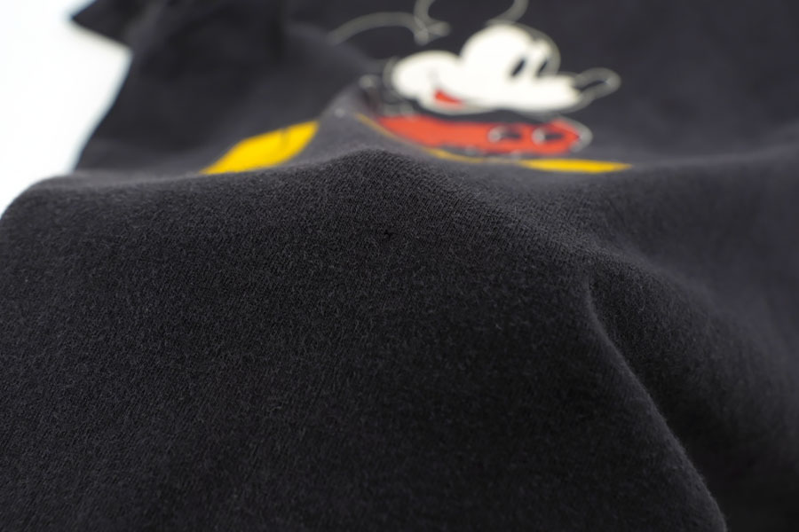 80'S DISNEY MICKEY MOUSE T SHIRT BLK (SIZE. MEDIUM) MADE IN USA