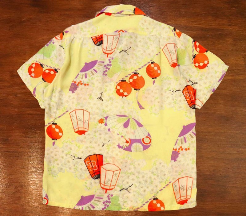 1950s HAWAIIAN SHIRT , Size Ｍ