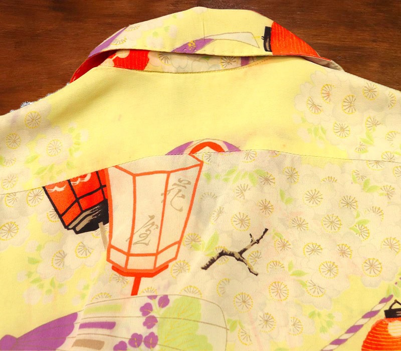 1950s HAWAIIAN SHIRT , Size Ｍ