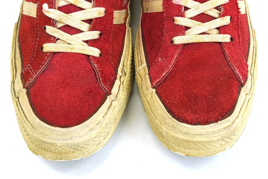70's コンバース ジャックスター スエード レッド 表記(11 1/2