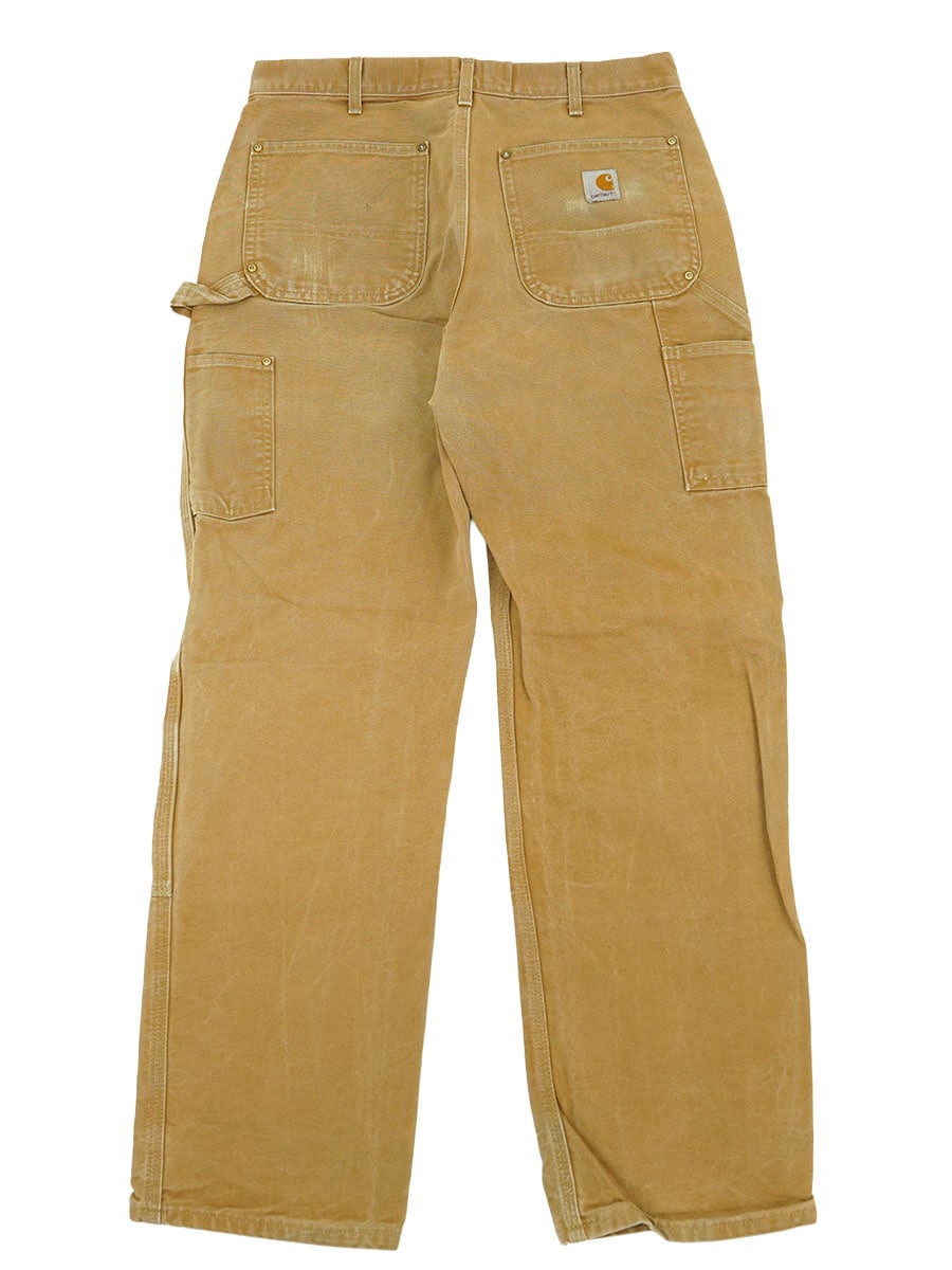 カーハート ワークパンツ US購入 ダブルニー(36×32)茶 181218