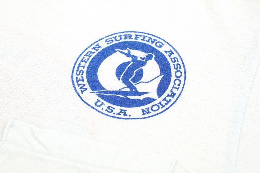 80's Anvil ''WESTERN SURFING ASSOCIATION U.S.A.'' 両面プリント