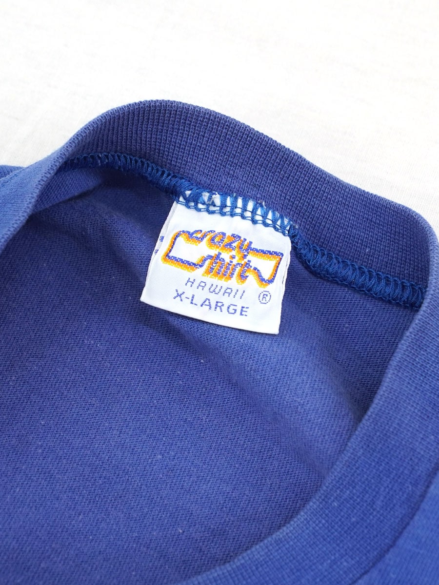 80's～ CRAZY SHIRT ''KOLOA KAUAI'' 両面プリントTシャツ