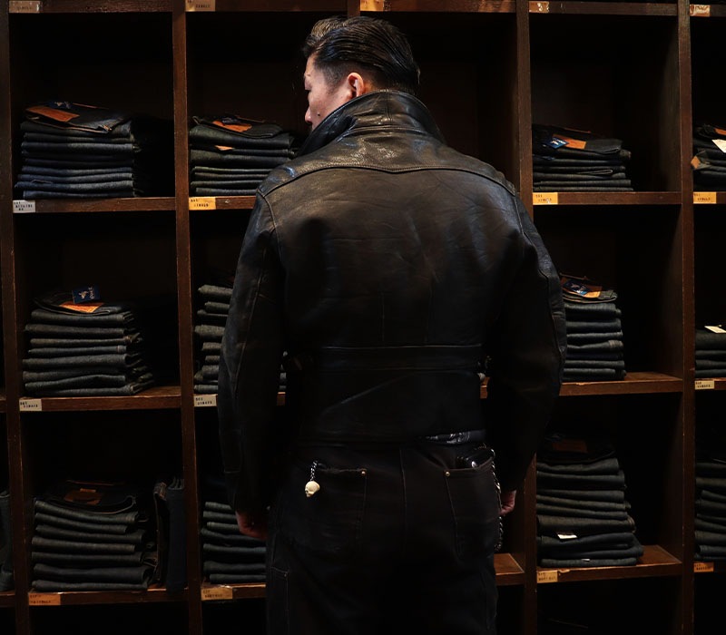 1950s LEATHER JACKET , Size 42