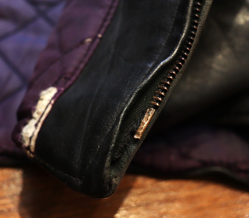 1950s LEATHER JACKET , Size 42