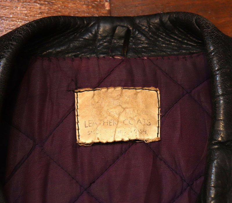 1950s LEATHER JACKET , Size 42