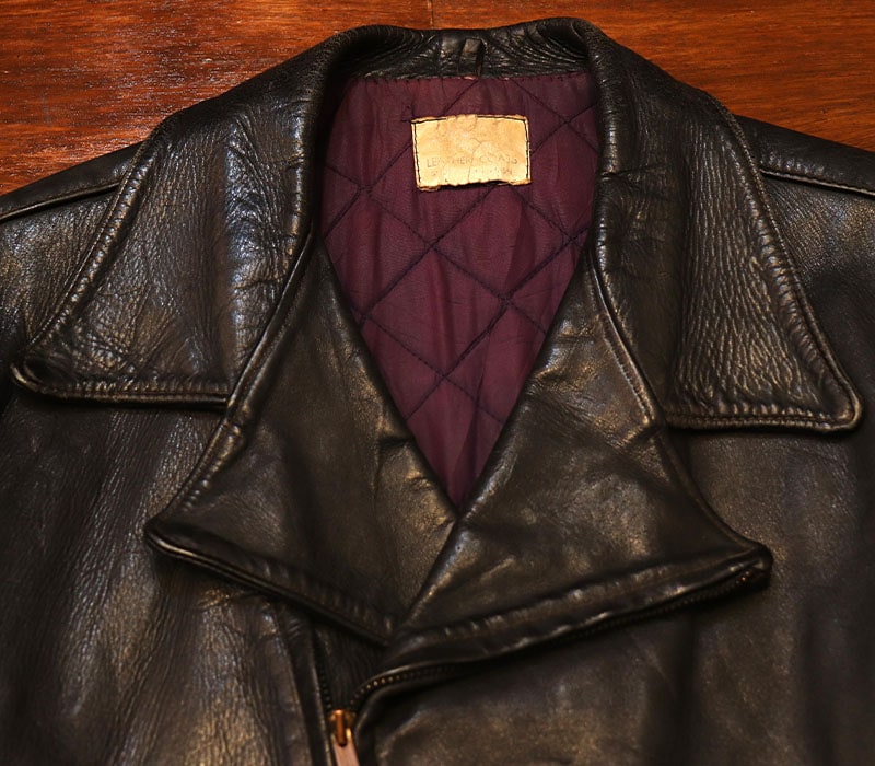 1950s LEATHER JACKET , Size 42