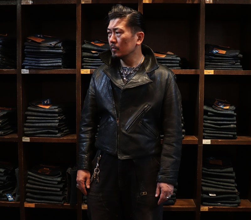 1950s LEATHER JACKET , Size 42 | FAKEα | | BerBerJin WebStore