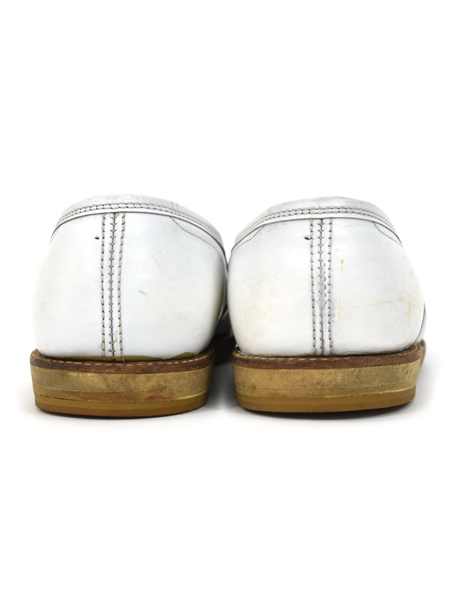 60's～ Knapp Shoes ロカビリー スリッポンレザーシューズ ホワイト 表記(10 D)