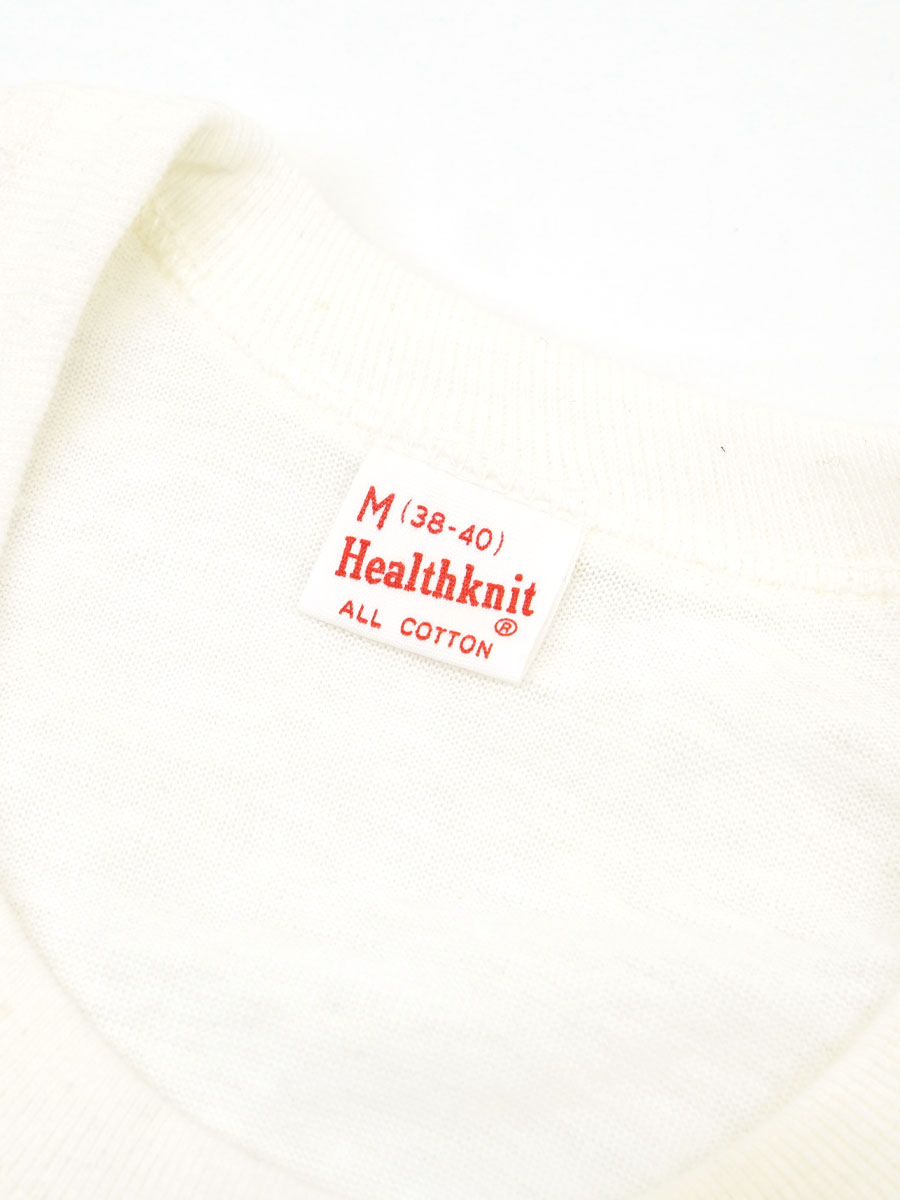 50's Healthknit ''CHAMPION SPARK PLUG'' T-shirt Size(M) DEAD STOCK