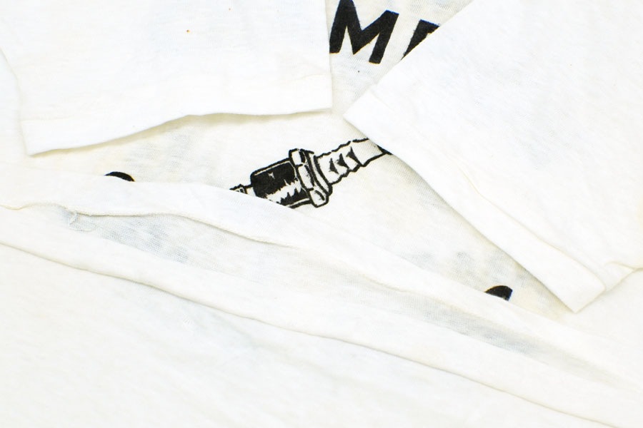 50's Healthknit ''CHAMPION SPARK PLUG'' T-shirt Size(M) DEAD STOCK