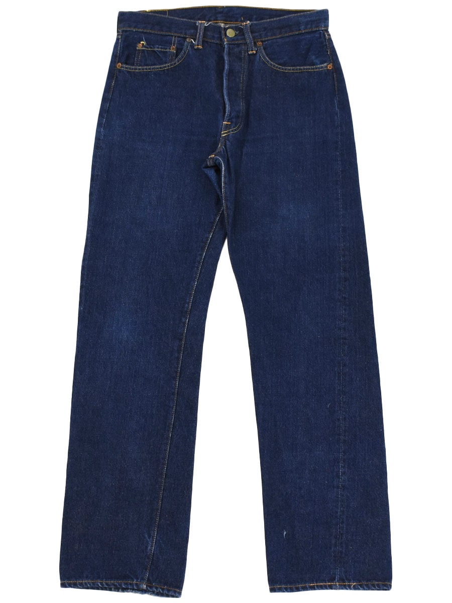 【濃紺 usa製】LEVI'S 501 デニムパンツ ボタン裏524 エルパソ 60's Levi's 501 BIG-E Aタイプ デニムパンツ 濃紺 表記(31x33) | NEW