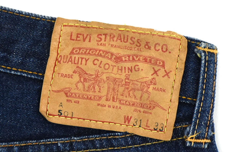 60's Levi's 501 BIG-E Aタイプ デニムパンツ 濃紺 表記(31x33) | SOLD