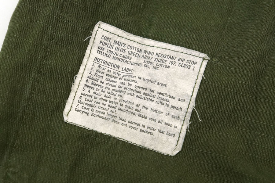 '70 U.S.ARMY FATIGUE JACKET 4TH (SIZE.SMALL-REGULAR)