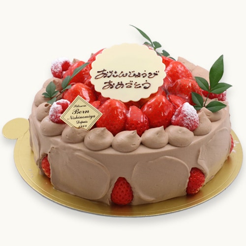 ちょこケーキ　3点 色が選べる生チョコセンイルケーキ【5号サイズ】 CAFE&amp