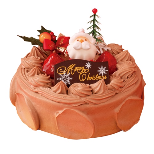 店頭受取】クリスマス生チョコクリーム（6号）【クリスマスケーキ