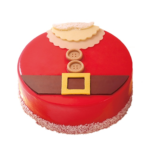 クリスマスケーキのサンタさん クリスマスケーキ サンタさんのお腹がチラリ！HoHoHo 5号 15cm