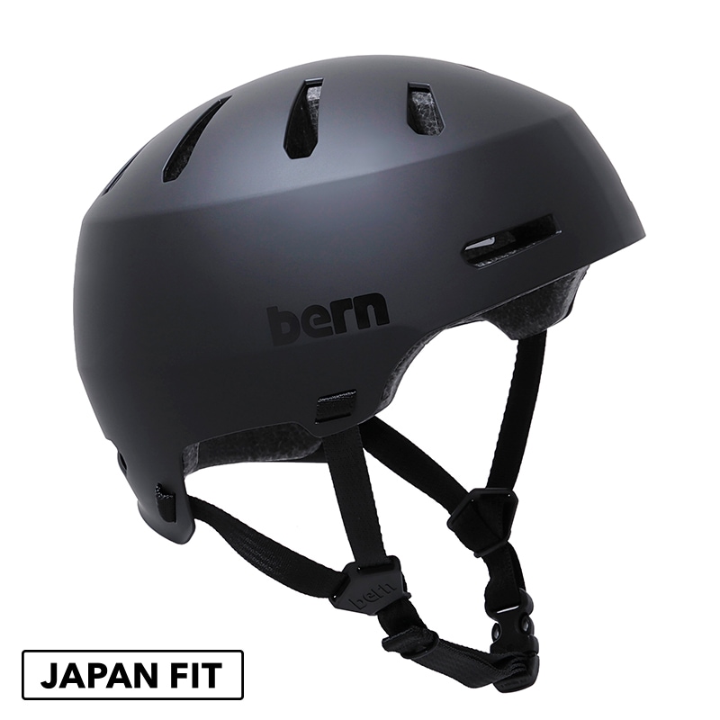 bern ヘルメット ターコイズ JAPAN FIT バイザー付き ゴーグル