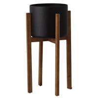 Wood stand pot ���åɥ�����ɥݥå� 34L34W65H ��CLAY ���쥤 BLACK 510-961-800 ����ƥꥢ����