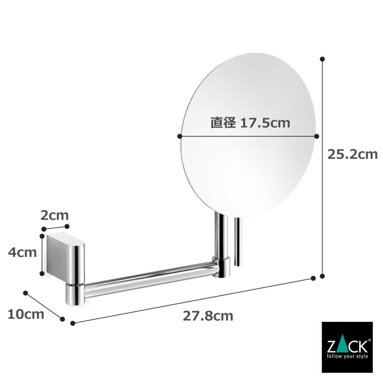 [����] ZACK 40468 ATORE �ɥ���ZACK���������ǥ�����Υ�������ߥ顼(5�ܳ����) ���դ������� DIY H1 MP