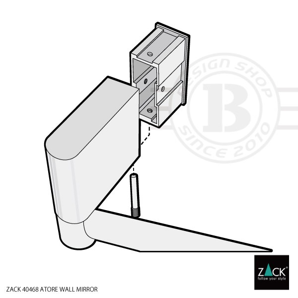 [����] ZACK 40468 ATORE �ɥ���ZACK���������ǥ�����Υ�������ߥ顼(5�ܳ����) ���դ������� DIY H1 MP