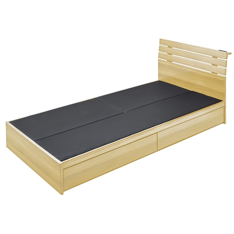 �����Ф��դ��٥åɡ���ë AZUMAYA W99��D207��H75��SH24cm �緿M ��Ω �ǥ�����ե��˥��㡼 ����ƥꥢ �ȶ�