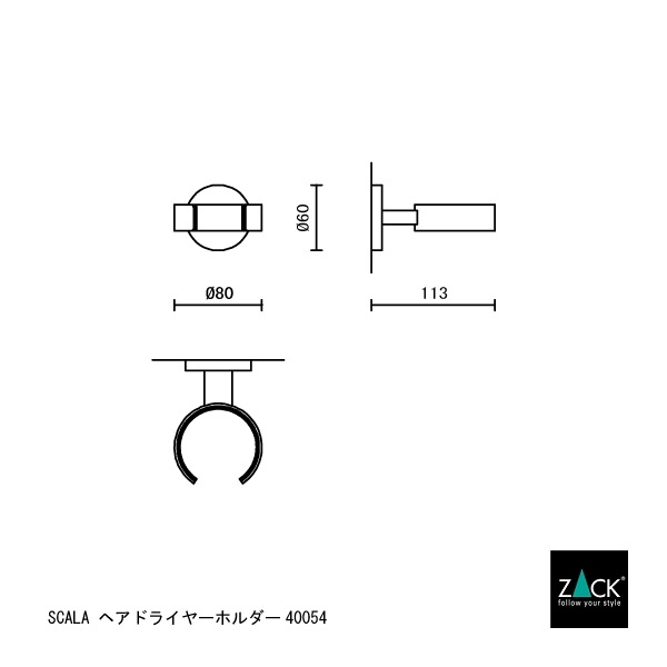 ZACK 40054 SCALA �ɥ���ZACK���������ǥ�����Υإ��ɥ饤�䡼�ۥ���� ���դ������� DIY MP [�����]